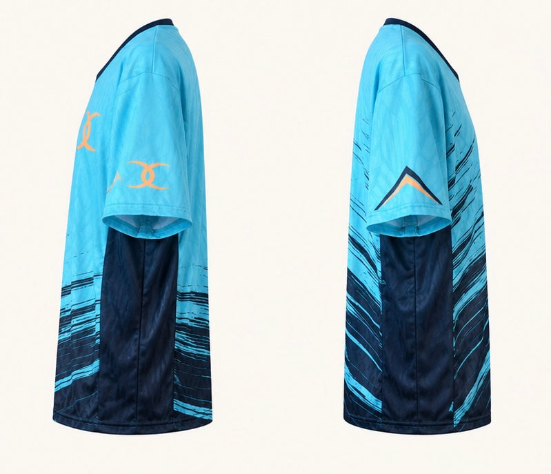 Velocity Performance Jersey Paxi– Sky Blue/Navy