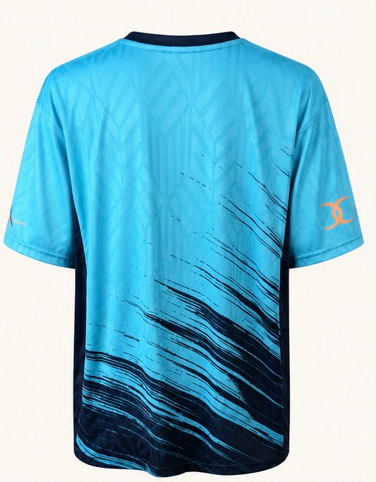 Velocity Performance Jersey Paxi– Sky Blue/Navy