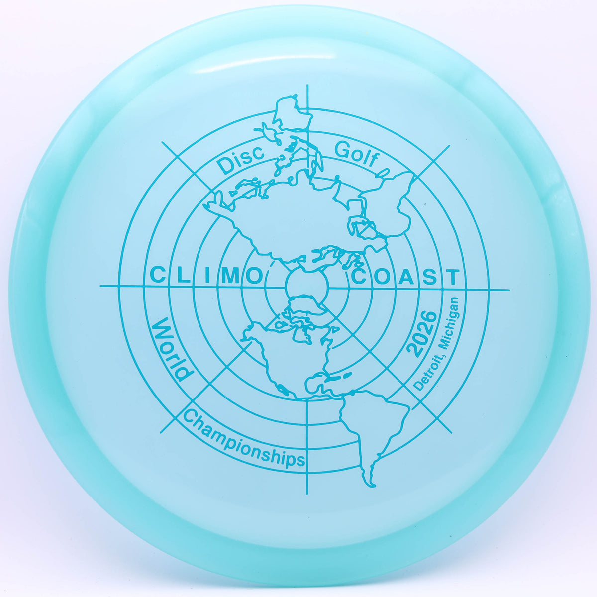 Climo Disc Golf Z Color Glo Coast Detroit 26