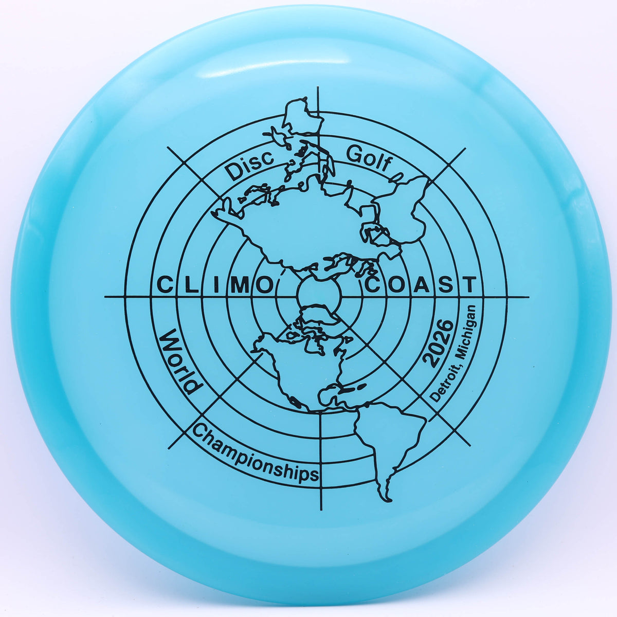 Climo Disc Golf Z Color Glo Coast Detroit 26