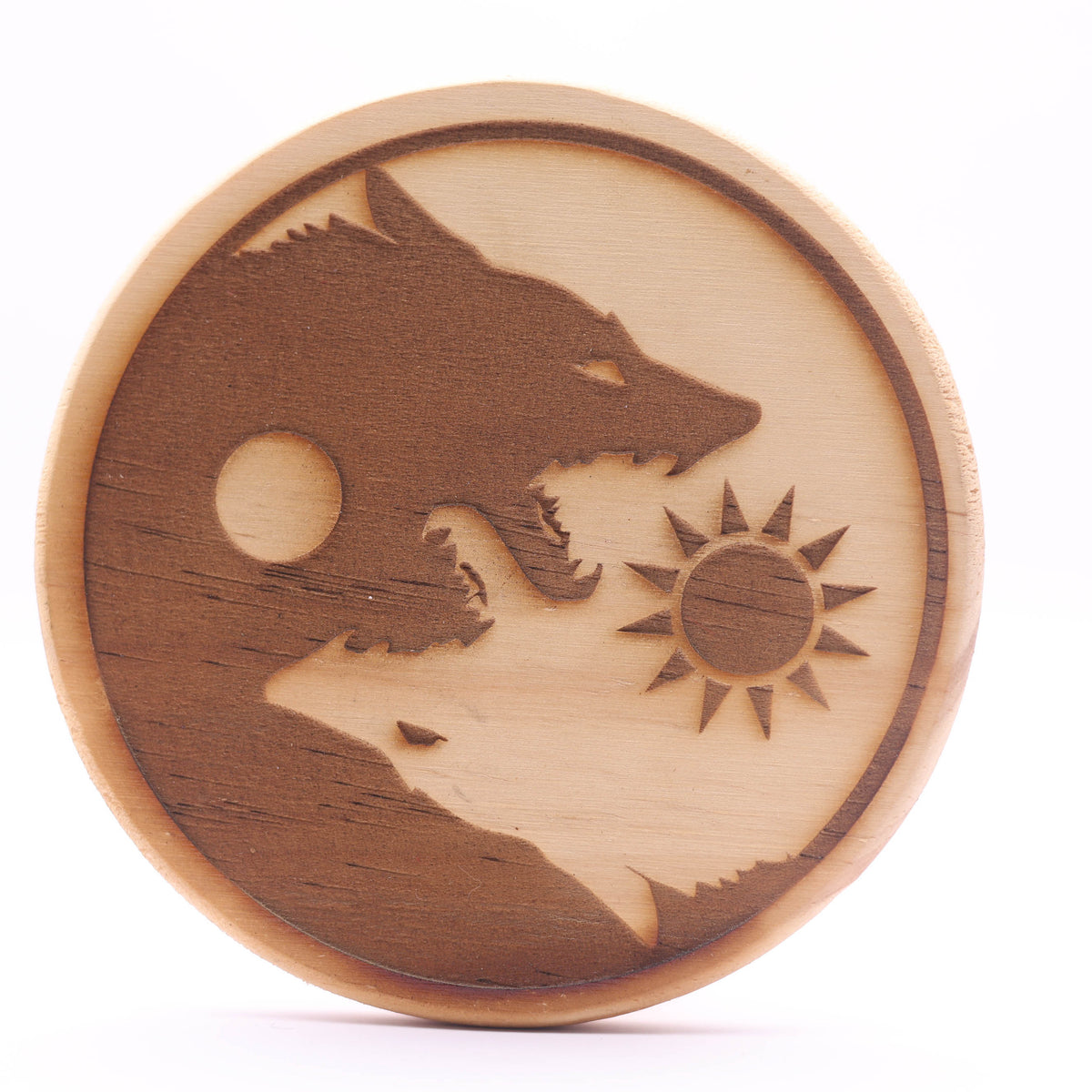 Duo Wolf Wood Mini Marker